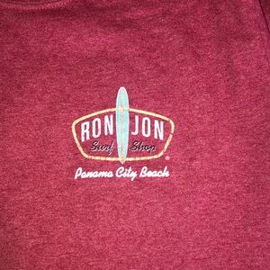Red Ron Jon t-shirt